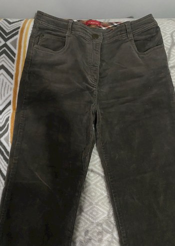 Kahverengi Kadın Pantolon Süet - Görsel 3