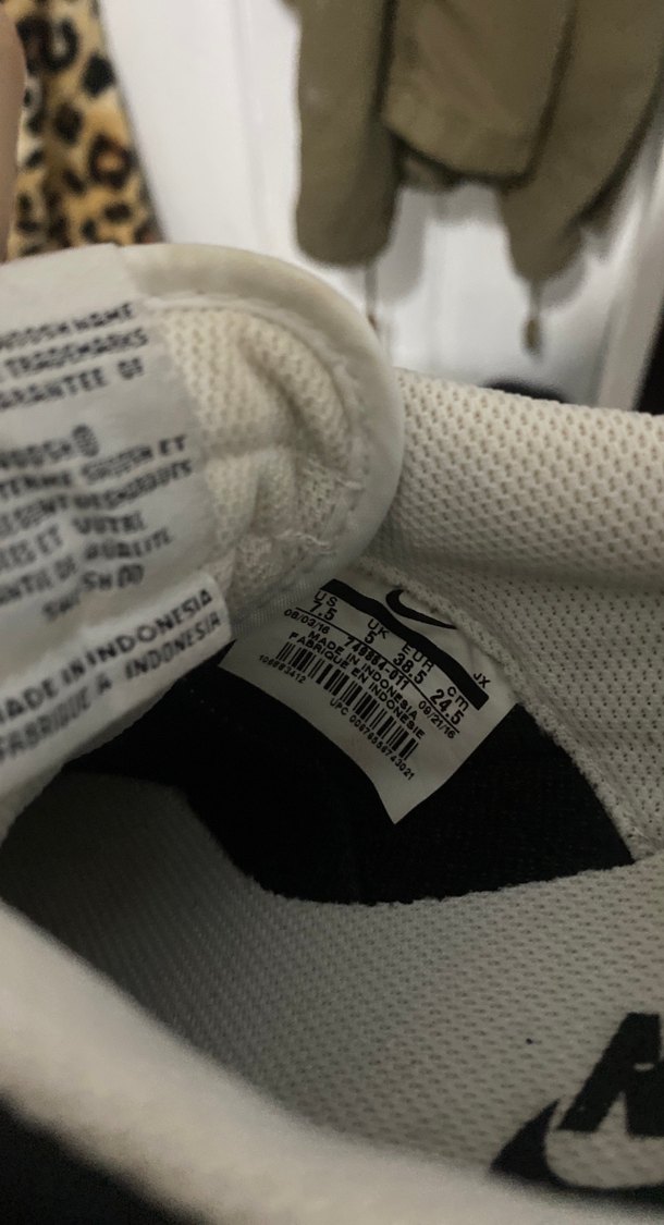 Nike Kadın Siyah Beyaz Spor Ayakkabı - Görsel 5