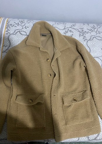 Düğmeli Bej Ceket Unisex - Görsel 2