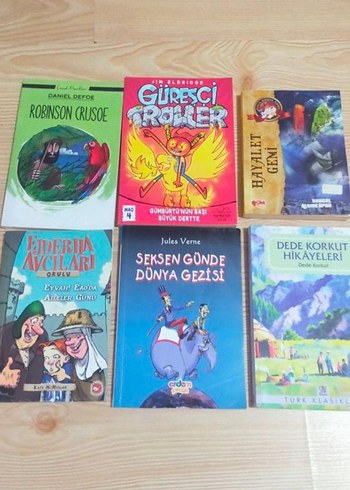 Beden Renk Çocuklar İçin Klasik ve Macera Kitapları Seti/ Hikaye kitapları