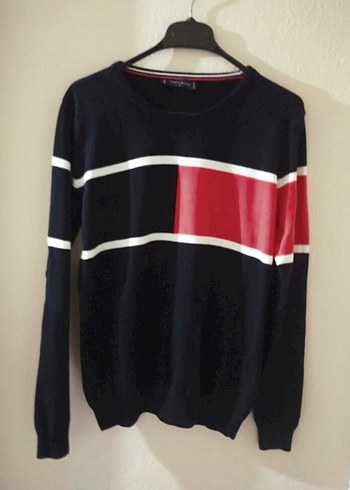 s/m Beden siyah Renk Tommy hilfiger Erkek Triko kazak