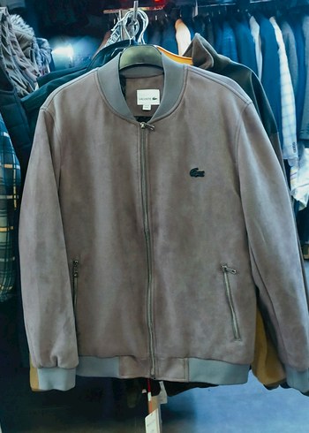 Lacoste Süet Erkek mevsimlik ince Ceket/mont