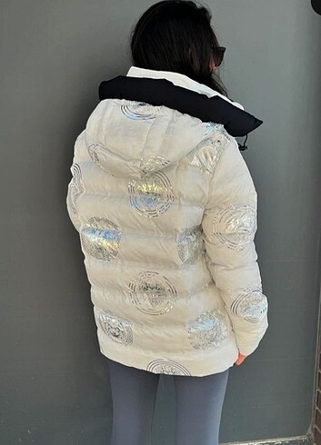 s Beden beyaz Renk Versace bayan mont