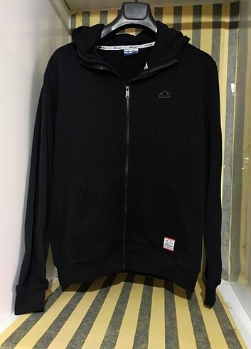 Ellesse kapşonlu fermuarlı sweatshirt ceket hirka