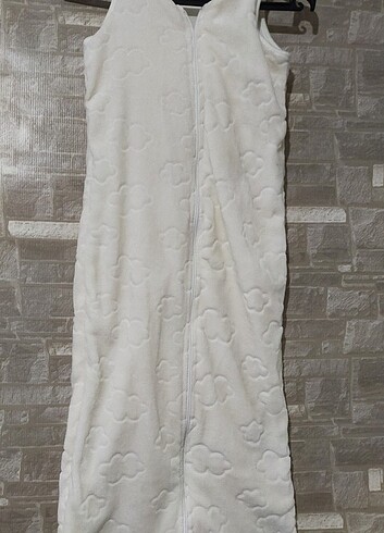 Bulut desenli büyük boy peluş uyku tulumu - Görsel 2