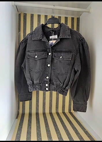 Diğer Mom Jean denim kot ceket
