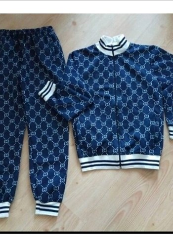 Gucci Fermuarlı erkek eşofman takımı - Görsel 2