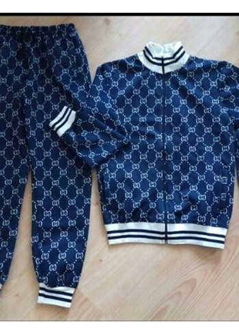 Gucci Fermuarlı erkek eşofman takımı - Görsel 3