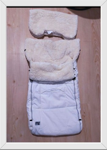 Bebek arabası peluş ayak tulumu/ peluş uyku tulumu - Görsel 3