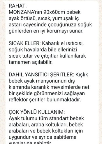 Bebek arabası peluş ayak tulumu/ peluş uyku tulumu - Görsel 2