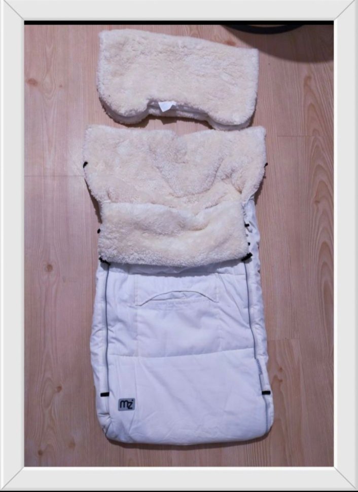 Bebek arabası peluş ayak tulumu/ peluş uyku tulumu - Görsel 3