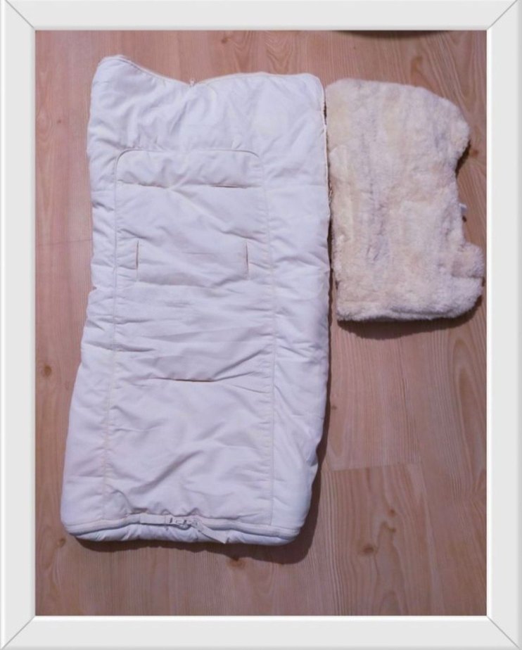 Bebek arabası peluş ayak tulumu/ peluş uyku tulumu - Görsel 5