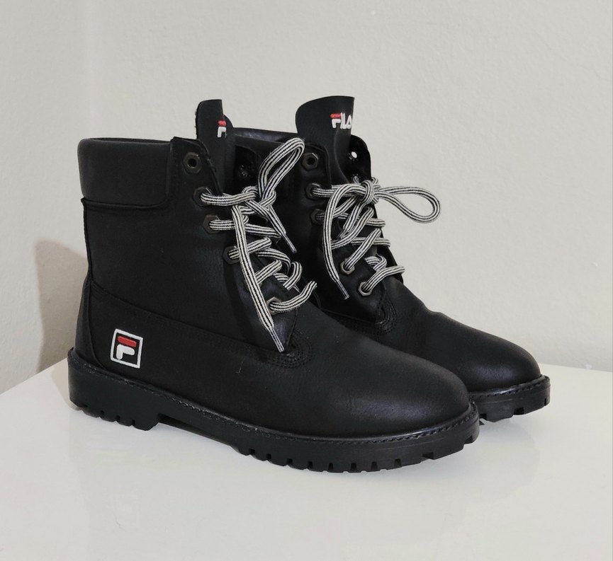 Fila Siyah Bağcıklı Erkek Street Wear Bot - Görsel 3