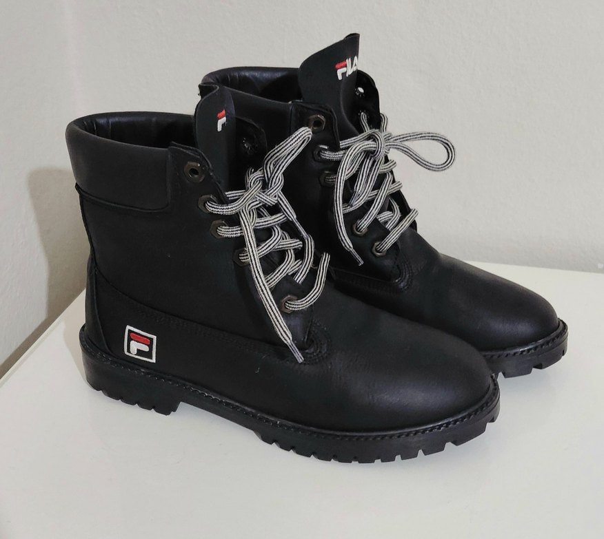 Fila Siyah Bağcıklı Erkek Street Wear Bot - Görsel 2