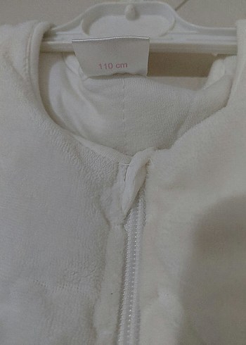 acık krem renkli bulutlu desen uzun boy Çocuk Uyku Tulumu - Görsel 6