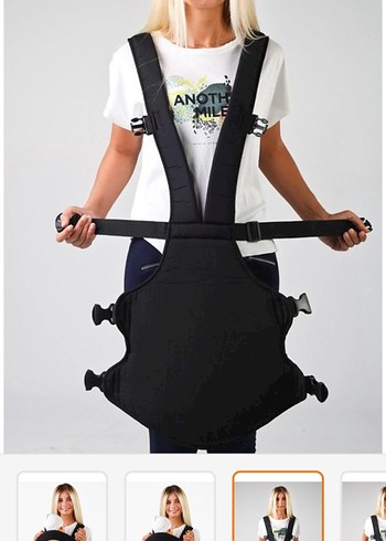 Siyah-sarı arı desenli bebek taşıyıcı arı kanguru - Görsel 3