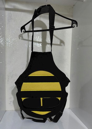 Siyah-sarı arı desenli bebek taşıyıcı arı kanguru - Görsel 12