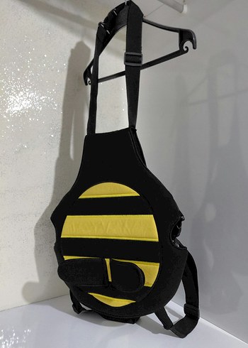 Siyah-sarı arı desenli bebek taşıyıcı arı kanguru - Görsel 7