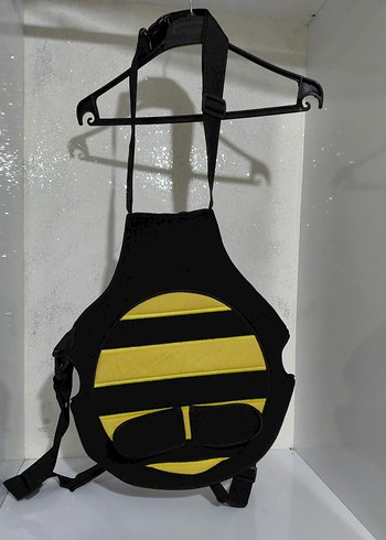 Siyah-sarı arı desenli bebek taşıyıcı arı kanguru - Görsel 9