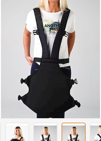 Siyah-sarı arı desenli bebek taşıyıcı arı kanguru - Görsel 4