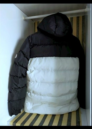 moncler polartec kapüşonlu kışlık şişme mont - Görsel 8