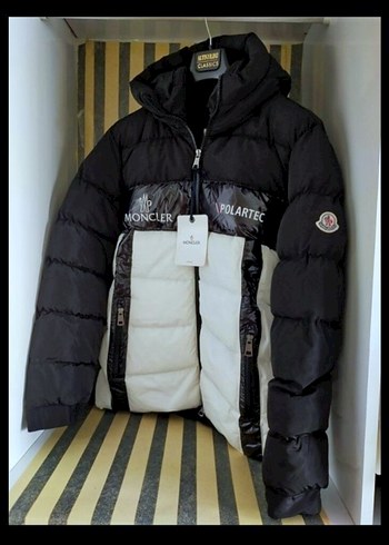 moncler polartec kapüşonlu kışlık şişme mont - Görsel 3