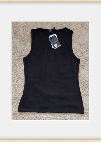 Tommy Hilfiger Siyah Baskılı kolsuz tshirt atlet - Görsel 4