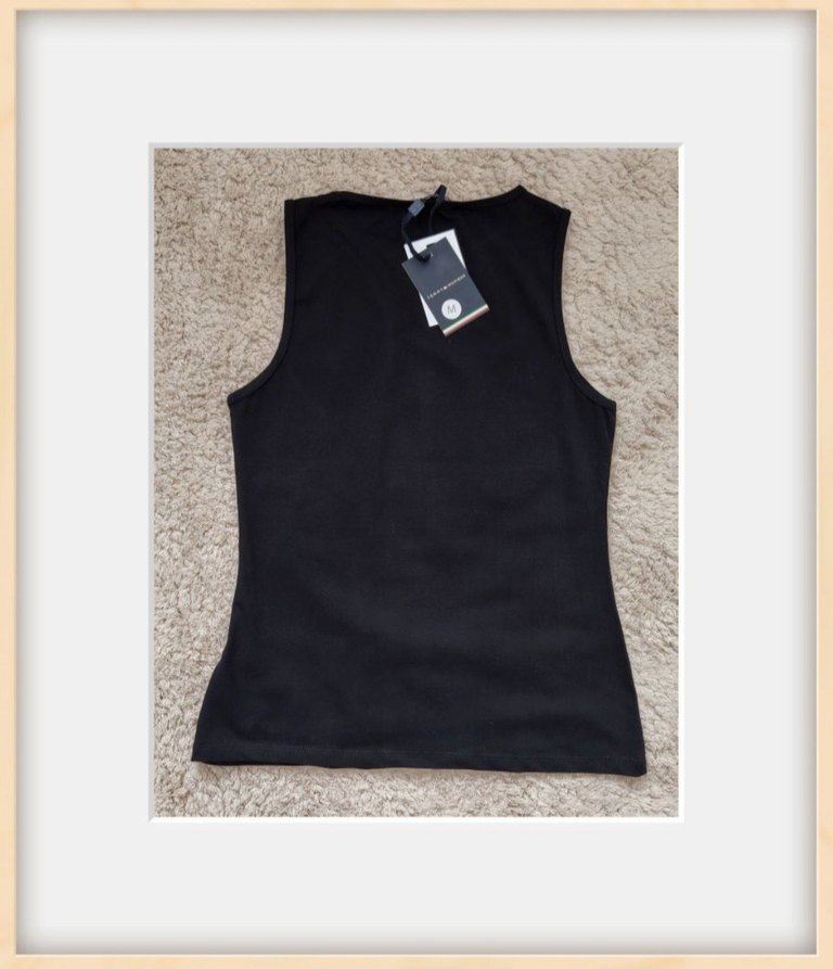 Tommy Hilfiger Siyah Baskılı kolsuz tshirt atlet - Görsel 4