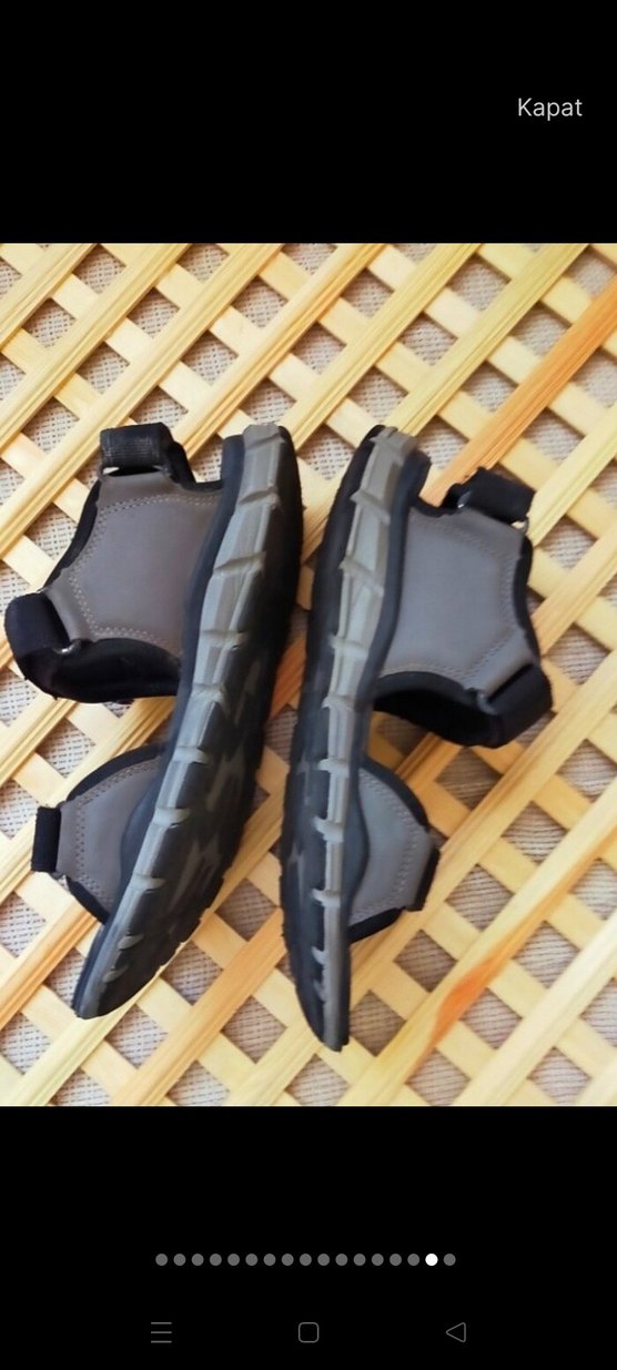 Erkek Çocuk Siyah FILA Spor Sandalet - Görsel 4