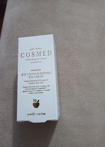 COSMED BTX Göz Çevresi Peptit Kremi 15 ml