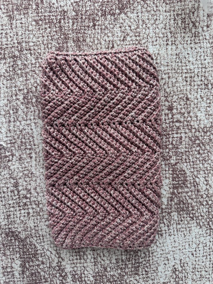 Pembe gri sim görünümlü portföy çanta - Görsel 2