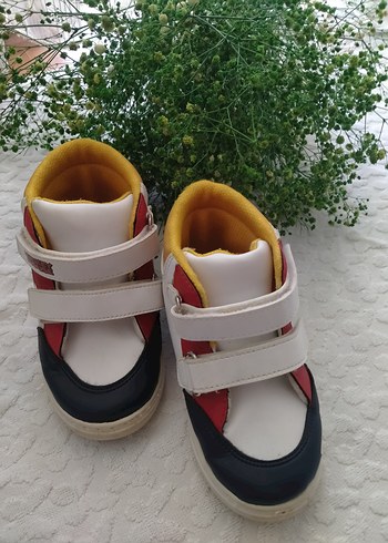 25 Beden Mickey Mouse Baskılı Erkek Çocuk Spor Ayakkabı