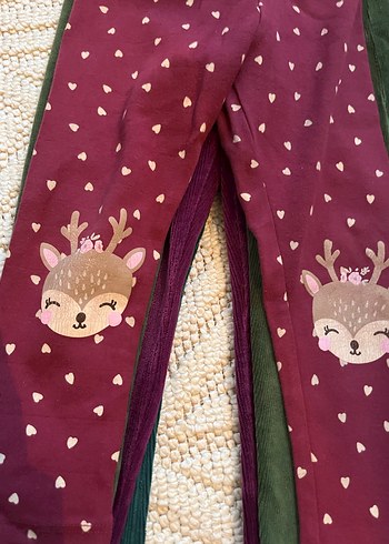 Kız çoçuk kadife tayt jean şort - Görsel 12