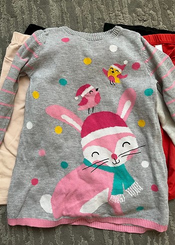 Siyah Kız Tayt Elastik Bel Detaylı - Görsel 14