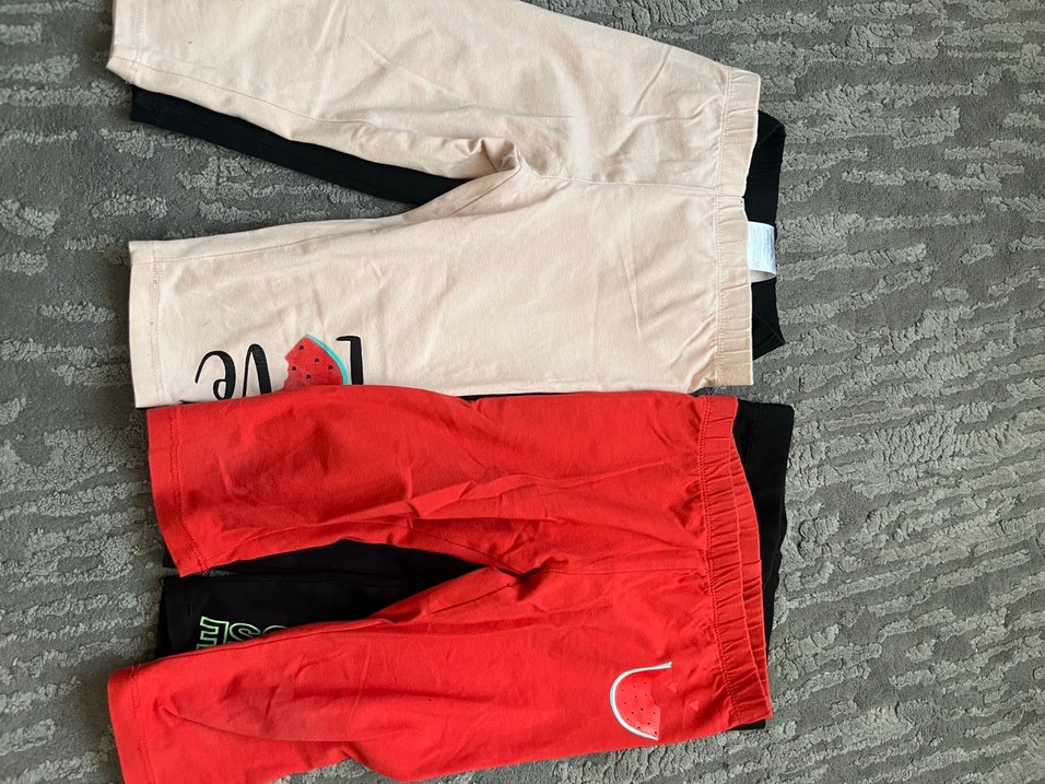 Siyah Kız Tayt Elastik Bel Detaylı - Görsel 5