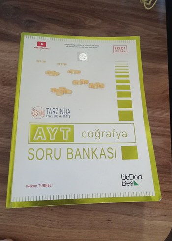 AYT Coğrafya Soru Bankası 2021 ÜçDörtBeş