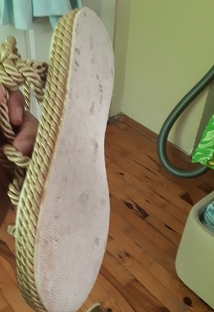 36 Beden ten rengi Renk yazlık ayakkabi