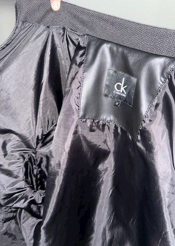 Siyah Deri Biker Ceket - Görsel 5