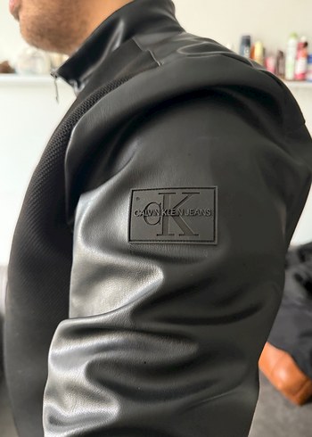 Siyah Deri Biker Ceket - Görsel 2