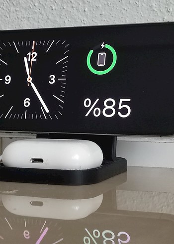 iPhone magsafe şarj ve airpods Standı - Görsel 3