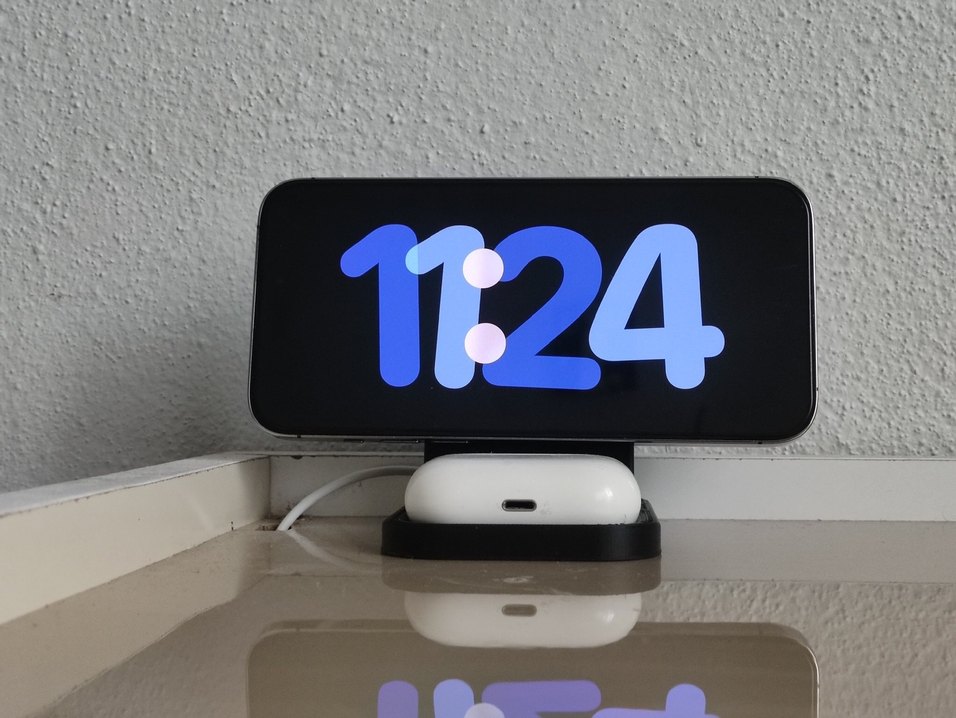 iPhone magsafe şarj ve airpods Standı - Görsel 4