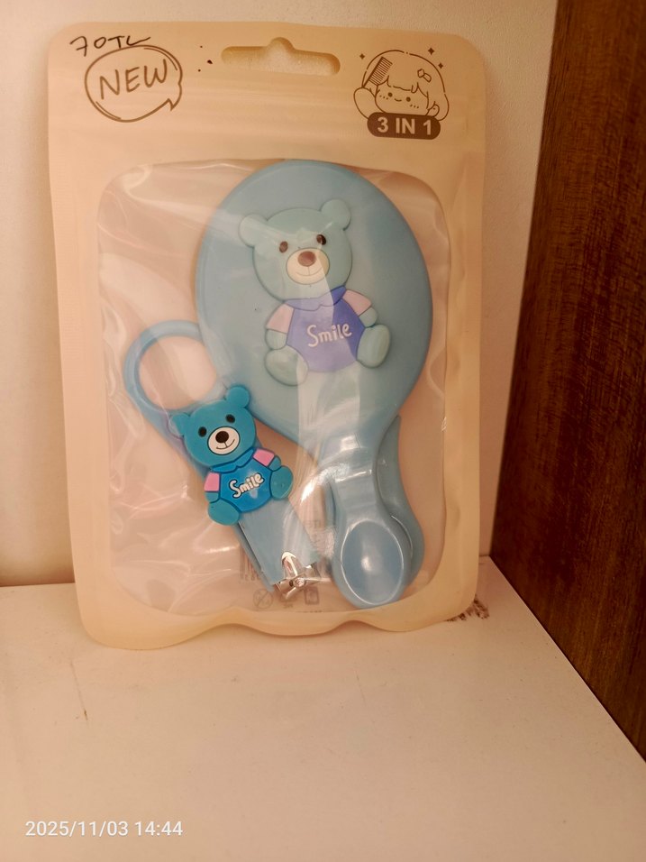 Bebek Bakım Seti 3'ü 1 Arada Ayıcık Desenli - Görsel 2