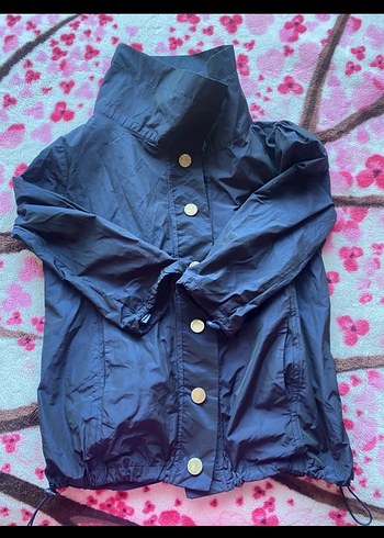 Lacivert yağmurluk - Görsel 2