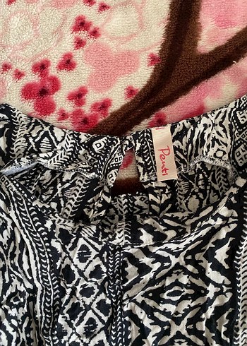 Desenli Kolsuz Mini Bohem Tulum - Görsel 3