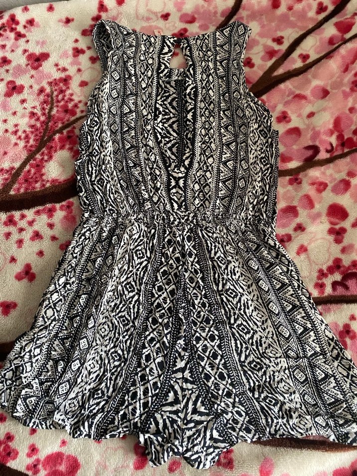 Desenli Kolsuz Mini Bohem Tulum - Görsel 2