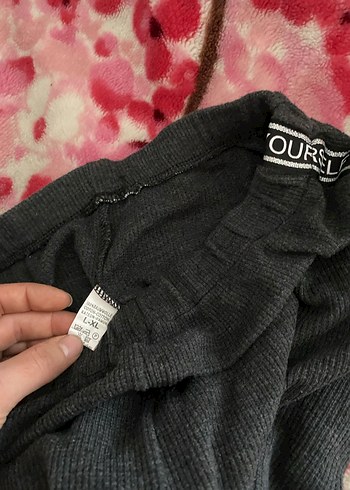 Gri Triko tayt - Görsel 2