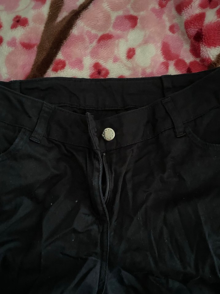 Denim siyah pantolon - Görsel 3