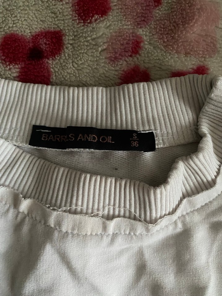 Beyaz sweatshirt - Görsel 2