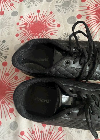 Siyah kadın spor ayakkabı - Görsel 2