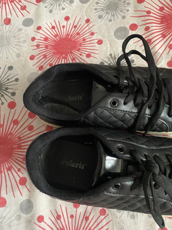 Siyah kadın spor ayakkabı - Görsel 2